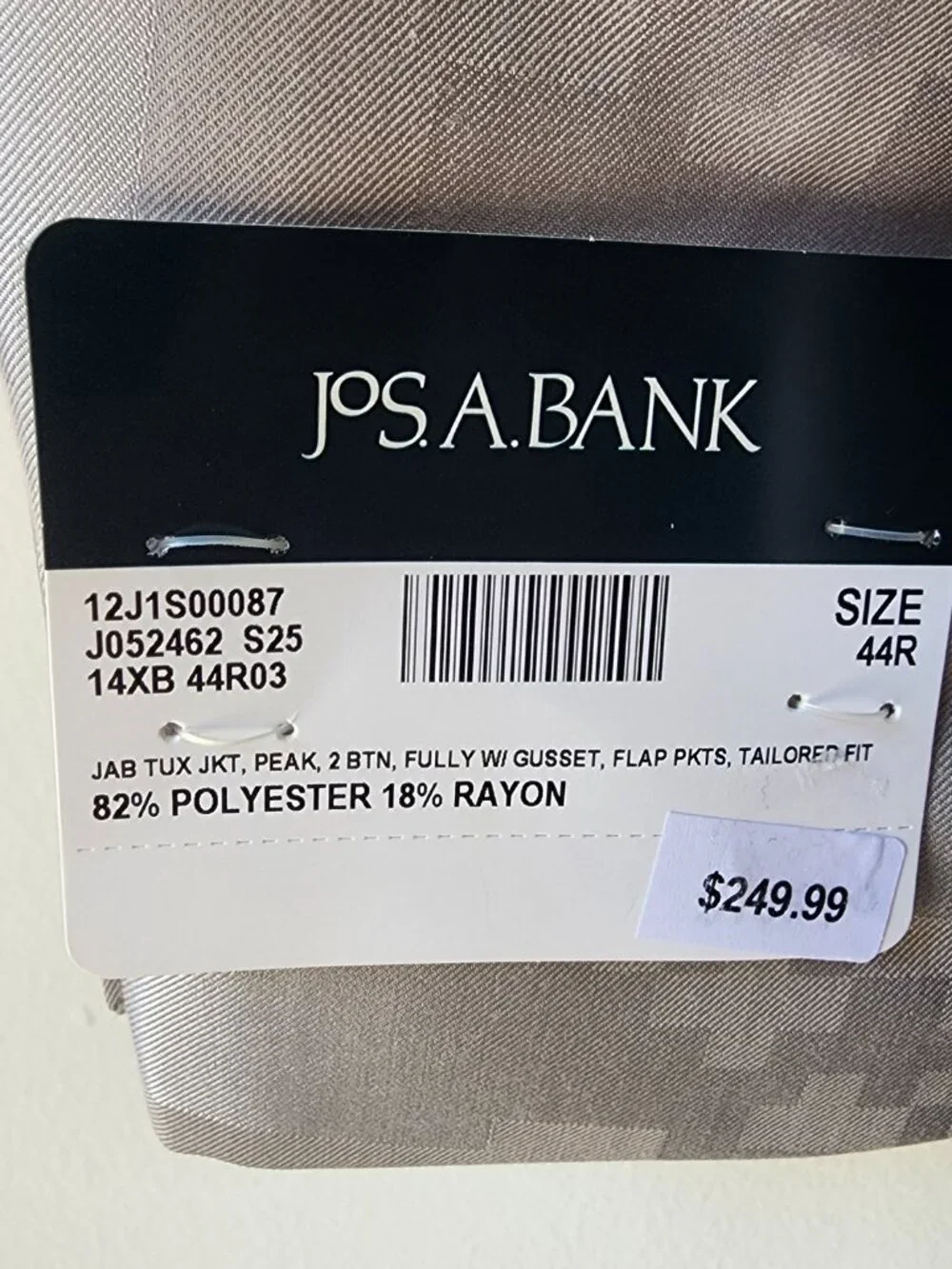 Jos. A. Bank Light Tan Digital Camo Sport Coat Blazer